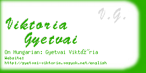 viktoria gyetvai business card